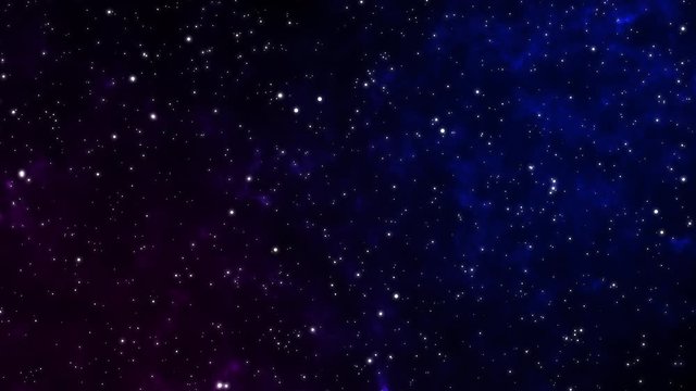 Footage 4K of Traveling through star fields in space as a supernova colorful light glowing.Space Nebula blue background moving motion graphic with stars space rotation nebula (Video galaxy Loop).