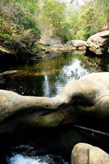 Beautiful rocky pool in Berowra National Park, Australia