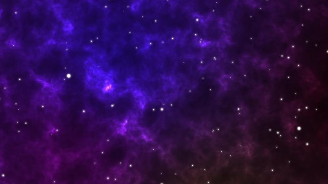 Footage 4K of Traveling through star fields in space as a supernova colorful light glowing.Space Nebula blue background moving motion graphic with stars space rotation nebula (Video galaxy Loop).