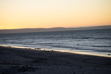 sunset on beach