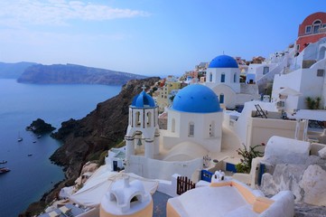 Fototapeta premium wyspa santorini w grecji