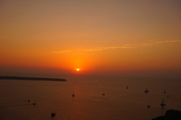 santorini island in greece