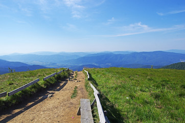 Fototapeta na wymiar Wędrówki po górach Karpaty