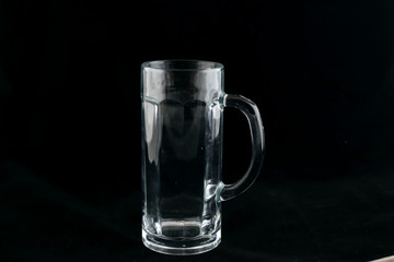 glass of beer isolated on white background