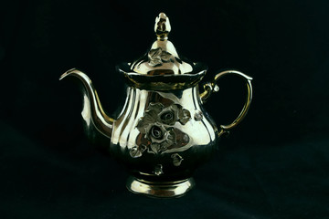 teapot on white background