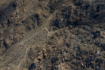 Sunny aerial beautiful landscpe of the Knob Hill Spring