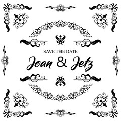 Text separator decoratice divider book typography ornament design elements vintage dividing shapes Border illustration