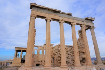 Naklejka premium the old ruins in Athens