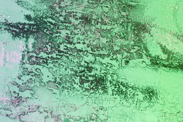 teal, sea-green huge scratches on messy cover texture - beautiful abstract photo background