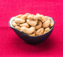 nuts or cashew nuts on the background new.