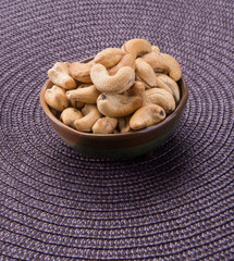 nuts or cashew nuts on the background new.