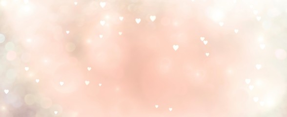 Abstract pastel background with hearts - concept Mother's Day, Valentine's Day, Birthday - spring...