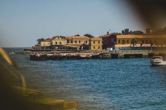 Main port on the island of Goree, famous trade point in the days of slave traffic.