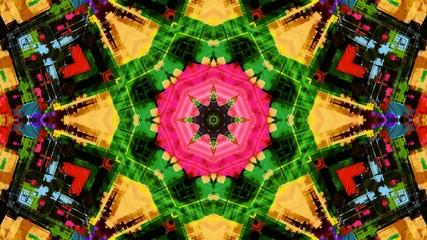 Kaleidoscope Mandala Art Design Abstract Background