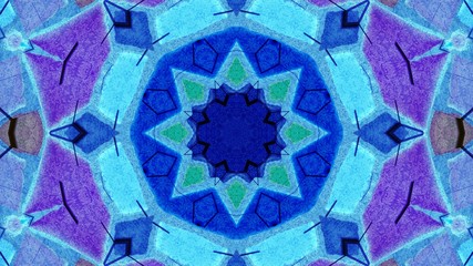 Kaleidoscope Mandala Art Design Abstract Background