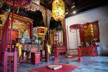 Old temple at Hoi An city,ancient town - highlight of any trip to Vietnam.