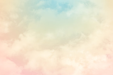 cloud background with a pastel colour