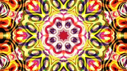 Kaleidoscope Mandala Art Design Abstract Background