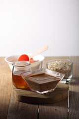 natillas de proteínas con avena