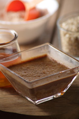 natillas de proteínas con avena