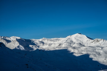 Fototapeta na wymiar Skifahren in Frankreich