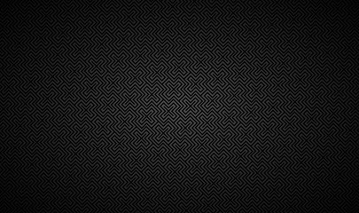 Abstract cross lines pattern texture with radial gradient black background. Vector illustration