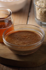 natillas proteicas con avena