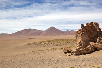 Fototapeta na wymiar Landscape at the Puna de Atacama, Argentina