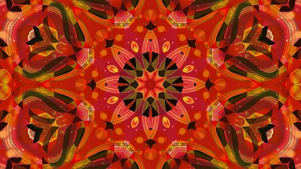 Kaleidoscope Mandala Art Design Abstract Background