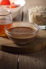 natillas proteicas con avena