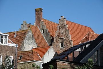 Obraz premium Hausfassaden in Middelburg