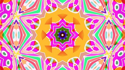 Kaleidoscope Mandala Art Design Abstract Background