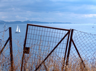 Fototapeta premium Open doors to reach freedom