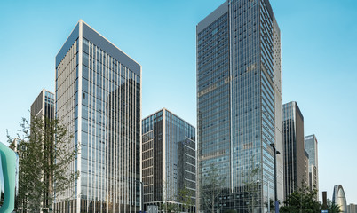 Modern Architecture Office Building in Jinan Financial District