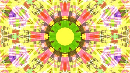 Kaleidoscope Mandala Art Design Abstract Background