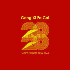 happy chinese new year 2020, gong xi fa cai, vector background