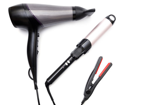 Different electronic tools for hair styling