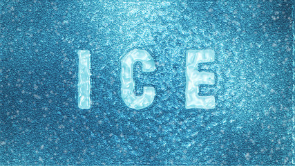 the inscription ice on ice