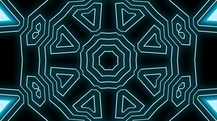 Kaleidoscope Mandala Art Design Abstract Background