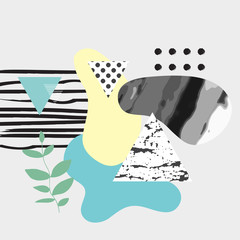 Trendy abstract background template vector illustration design. Website and banner background, presentation template, business and promotional material