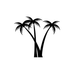 vector of Coconut trees design eps format