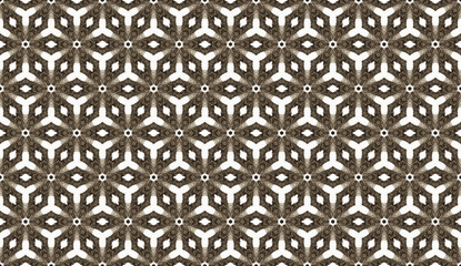 Stylized islamic drawing. Can be used for fashion design, decor, scrapbooking, fabric, ceramic, napkin print. Seamless pattern. .Black-white background.