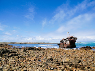 Naklejka premium Shipwreck