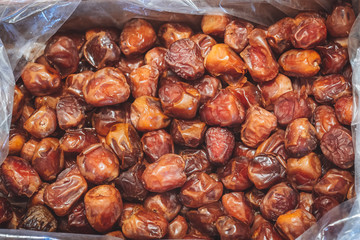 Delicious fresh and sweet Sukkari dates from Saudi Arabia