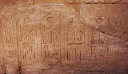 hieroglyph texture from Egypt karnak