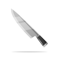 Kitchen knife vector isolated illustration