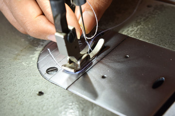 man working on a washing machine