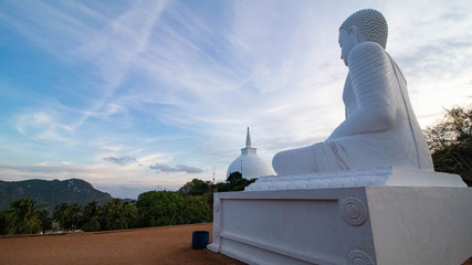 Buddha statue in Mihintale (Sri Lanka)