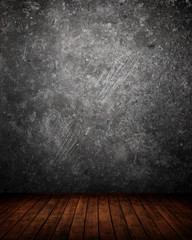 dark empty interior room. may used as background.