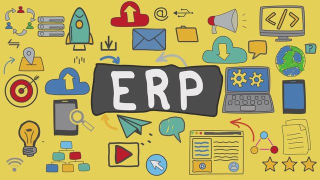 ERP, Graphic Concept Illustration